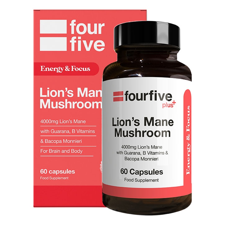 Fourfive Lions Mane Complex Energy & Focus 4000mg 60 Κάψουλες